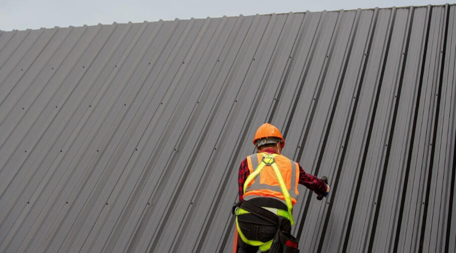 Professional metal roof installation services in Mcfarland, WI